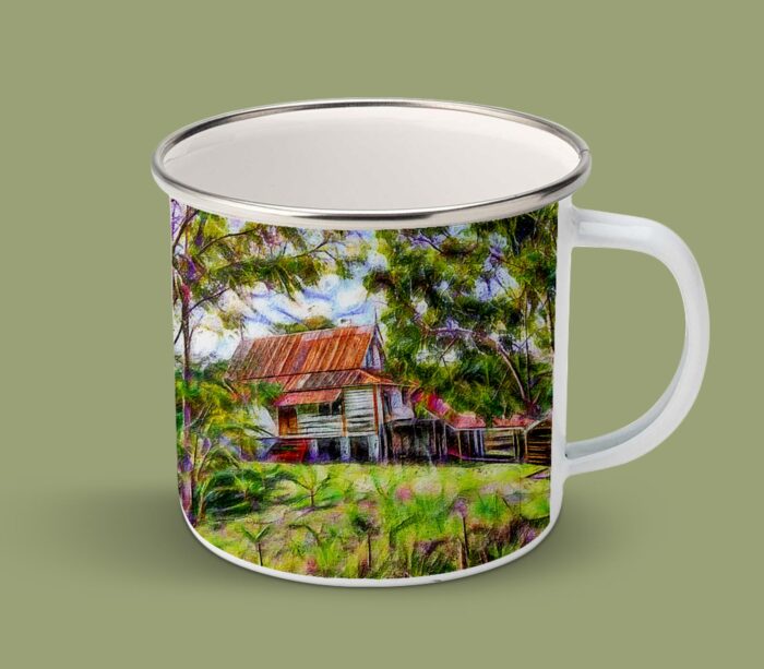 Enamel Mugs 17oz ( Digital Art ) Tobago House